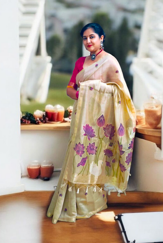 Munga cotton handloom Saree