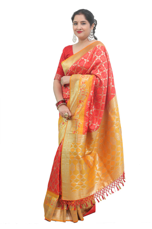 Banarasi Silk Saree for Women – Traditional Wedding Saree | Rangraga